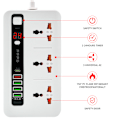 Pikkukuva 2 / 6: Universal Power Strip pikalatauksella - BKL-04 Valkoinen