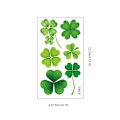 Pikkukuva 1 / 4: Shamrock-kasvotatuointitarrat - 10 kpl:n setti
