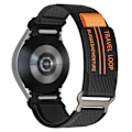 Miniatyrbild 4 av 4: Klockarmband i vävd nylon för Samsung Watch 4/5/6/7/FE Svart M
