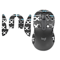 Miniatyrbillede 1 af 5: Forbedrede Grip Mouse Stickers til Logitech M650L/M750L Sort