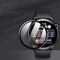 Miniatyrbild 5 av 5: PMMA Rundat Skärmskydd för Huawei Watch 3