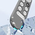 Miniatyrbild 4 av 5: Silikonskyddsfodral till fjärrkontroll för Google Chromecast 2020 Grå