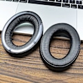 Miniatyrbillede 4 af 4: Sort ørepuder til Sennheiser HD620S HD400Pro HD560S - 2 pak