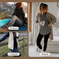 Pikkukuva 6 / 6: Leggingsit - Thermal Inner Fleece Vuorattu Musta S