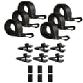 Pool Solar Cover Reel Fästkit med Remmar 6-pack