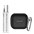 Miniatyrbillede 1 af 4: Silikonetui til Samsung Galaxy Buds3/Buds3 Pro Sort