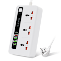Pikkukuva 1 / 6: Universal Power Strip pikalatauksella - BKL-04 Valkoinen