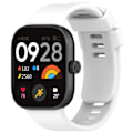 Miniatyrbillede 1 af 3: Silikone urrem til Redmi Watch 4 Hvid
