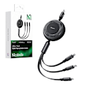 Miniatyrbild 3 av 3: 3-i-1 USB till USB-C / Lightning / Micro USB-kabel, Mcdodo CA-5220, 1,2 m (svart)