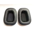 Miniatyrbillede 5 af 5: Ørepuder til Logitech G633 G933 G933S 1 par Sort