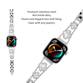 Miniatyrbillede 2 af 6: Huawei Fit 3 Clover Chain Strap Sølv