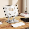 Miniatyrbild 3 av 6: Bärbart & 360 Graders Roterande Stativ för Surfplattor Silver