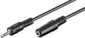 Förlängningskabel för hörlurar och ljud AUX, 3-stift 3,5 mm