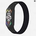 Miniatyrbillede 1 af 4: Sportsarmbåndsrem til Xiaomi Mi Band Sort M