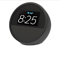 Miniatyrbillede 4 af 4: Beskyttende silikoneetui til Echo Spot Smart Speaker Sort