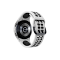 Miniatyrbillede 1 af 3: Silikone armbånd til Samsung Watch 4/5 Sort + Hvid