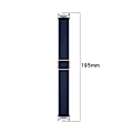 Miniatyrbillede 2 af 10: Xiaomi Mi Band 9/8/NFC Åndbar Nylon Urrem Sort