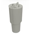 Miniatyrbild 1 av 3: Silikonvattenflaskinsats för 40oz Stanley (med lock) Grå