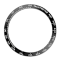 Miniatyrbillede 3 af 3: Stel - Sort med hvide tuscher til Samsung Gear S2 Classic