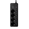 Miniatyrbild 1 av 4: BKL-504 EU IQ - European Standard Power Strip med USB Svart