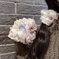 Pikkukuva 3 / 5: Lace Trim Scrunchie Vaaleanpunainen