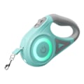 Miniatyrbillede 1 af 2: Rojeco Dog Automatic Leash LED 5 m (grøn)