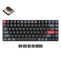 Miniatyrbillede 3 af 3: Keychron K3 Pro QMK/VIA trådløst mekanisk tastatur Hvid baggrundsbelysning Brun Switch (sort)