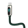 Miniatyrbild 4 av 9: Baseus Displaykabel USB till Type-C, 66W, 1m (grön)