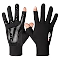 Miniatyrbillede 1 af 3: Sports Touch Screen Handsker, Tynd Fleece, To Fingre Eksponeret M