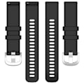 Miniatyrbillede 2 af 5: Silikone urrem til Huawei Watch GT5 - 22 mm Sort 20 mm
