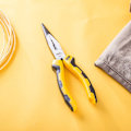 Miniatyrbild 5 av 5: Long Nose Tång 8" Deli Tools EDL2108 (gul)