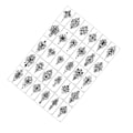 Miniatyrbild 2 av 6: Dark Series E Temporära Tatueringar - 30 Unika Designer
