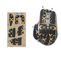 Miniatyrbillede 1 af 5: Forbedrede Grip Mouse Stickers til Logitech MX Master 3/3s Guld