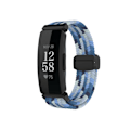 Miniatyrbillede 1 af 4: Stilfuld Vævet Nylon Magnetisk Rem til Fitbit Inspire 3 Flerfarvet 2