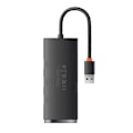 Miniatyrbild 11 av 11: Baseus Lite Series Hub 4in1 USB till 4x USB 3.0, 25cm (svart)
