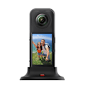 Miniatyrbillede 4 af 5: Sort silikonebase til Insta360 X5 panoramisk kamera