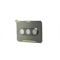 Miniatyrbild 2 av 3: 3-pack kameralinsskydd för Samsung S23 Plus (svart)