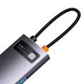 Pikkukuva 8 / 11: Keskitin 6in1 Baseus StarJoy -sarja, USB-C - 3x USB 3.0 + HDMI + USB-C PD + RJ45