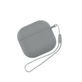 Miniatyrbild 1 av 3: Silikonskyddsfodral för Apple AirPods 4 Grå