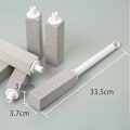 Miniatyrbild 2 av 5: Toalettborste med Pimpsten - 3 pack Grå