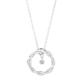 Miniatyrbild 1 av 3: Twisted Drop Pendant Halsband Silver