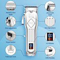 Miniatyrbild 6 av 7: 4-i-1 hårtrimmerset 973A för professionell grooming Silver