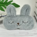 Miniatyrbild 4 av 5: ögonmask sova / Sovmask i söt kanindesign Grå