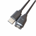 Pikkukuva 2 / 9: USB-C-älykellon latauskaapeli Garmin Fenix 5 / 5X / 5S / 6 / 6X / 6S Musta