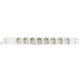Miniatyrbild 4 av 4: Powerstrip 8xCEE 7/3 socket 1xCEE 7/7 switch 19 "1U 3m
