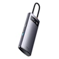 Miniatyrbild 6 av 11: Hub 4in1 Baseus Metal Gleam Series, USB-C till 4x USB 3.0