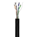 Miniatyrbild 4 av 5: CAT 6 nätverkskabel för dragning utomhus, U/UTP, svart