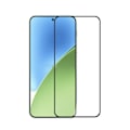 Miniatyrbillede 1 af 4: Xiaomi 15 HD skærmbeskytter i hærdet glas - sort silketryk [understøttelse af fingeraftrykslås] 2-pak