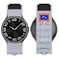 Miniatyrbillede 2 af 3: Nylon urrem til Samsung Galaxy Watch Grå M