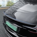 Miniatyrbild 2 av 5: Kolfibermönster bakspoiler för Tesla Model 3 (21-23)